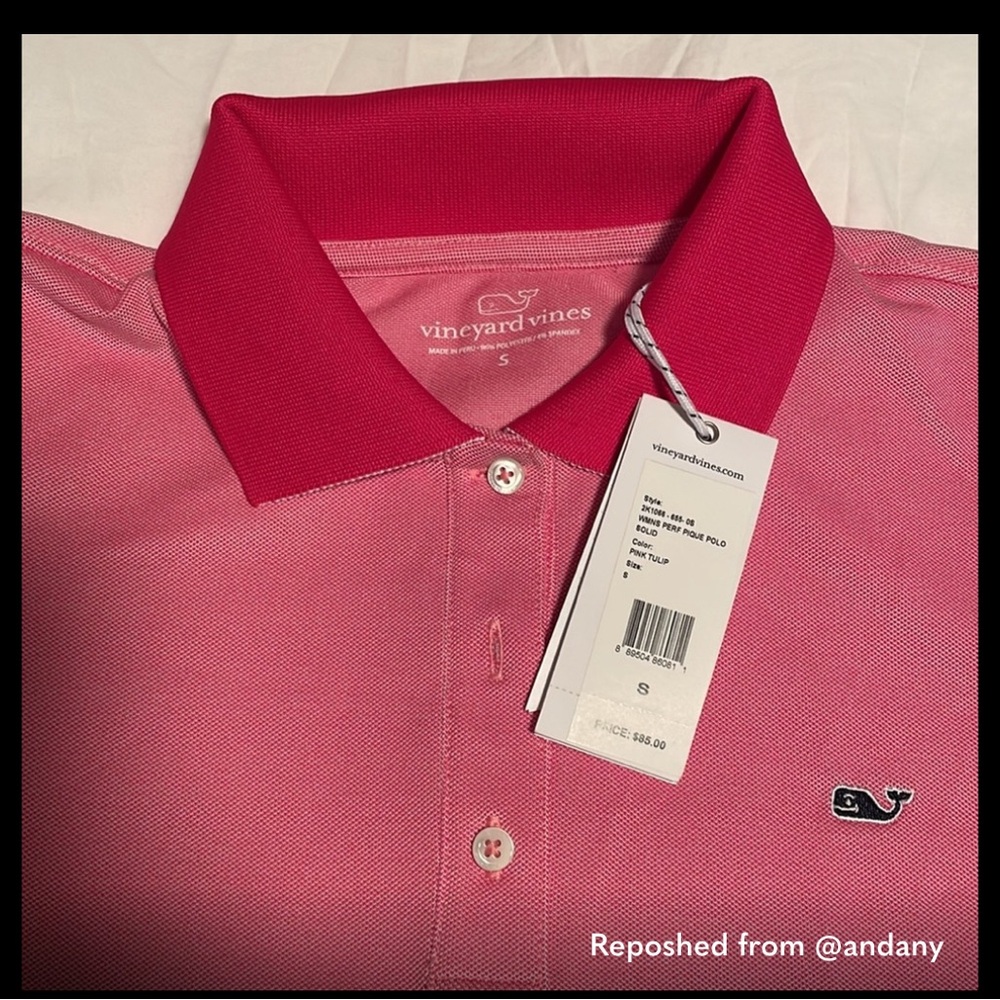 Three Vineyard vines polo
